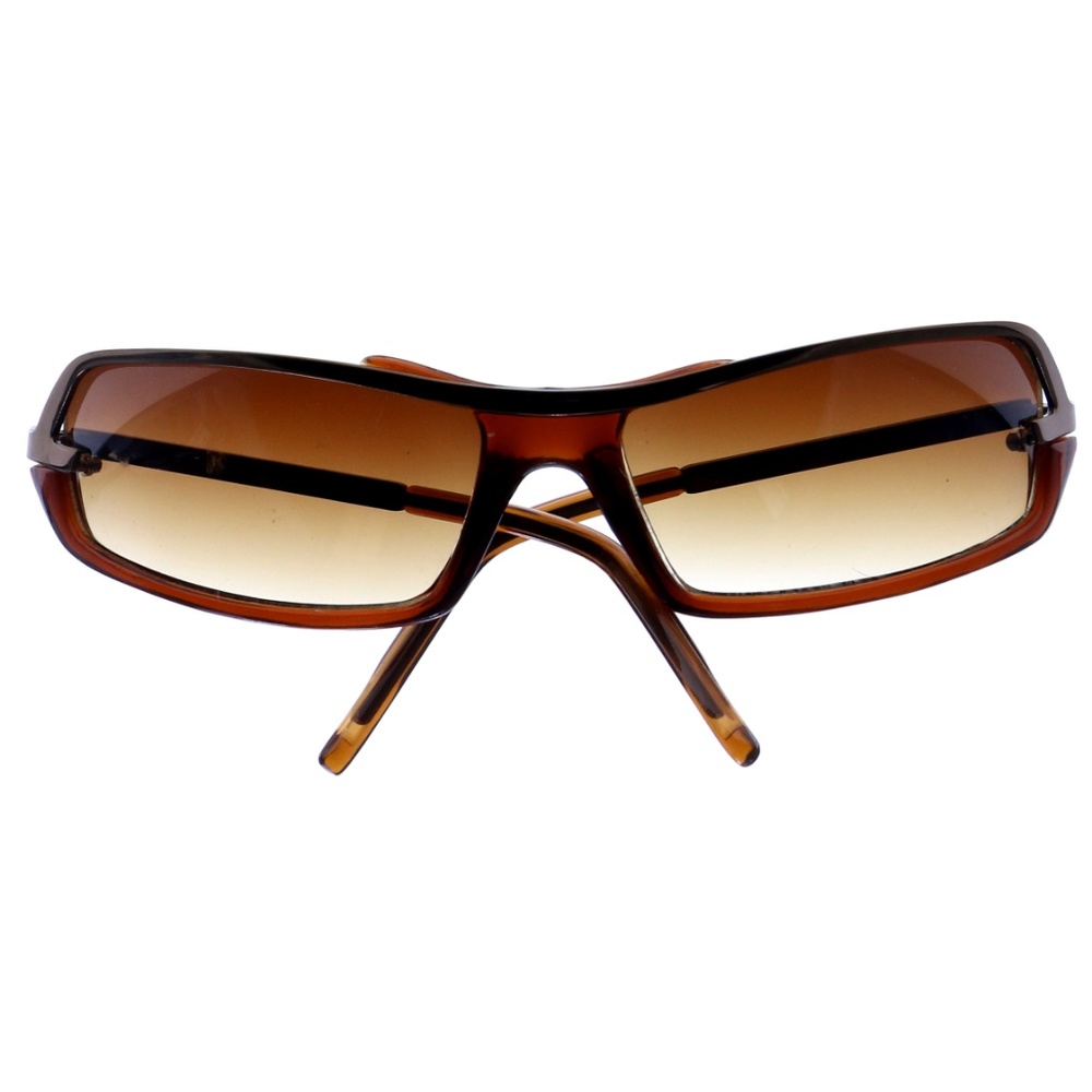 Liz Claiborne Brown Gradient Sunglasses 90s - Picture 6 of 7